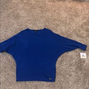 Sapphire blue sweater
